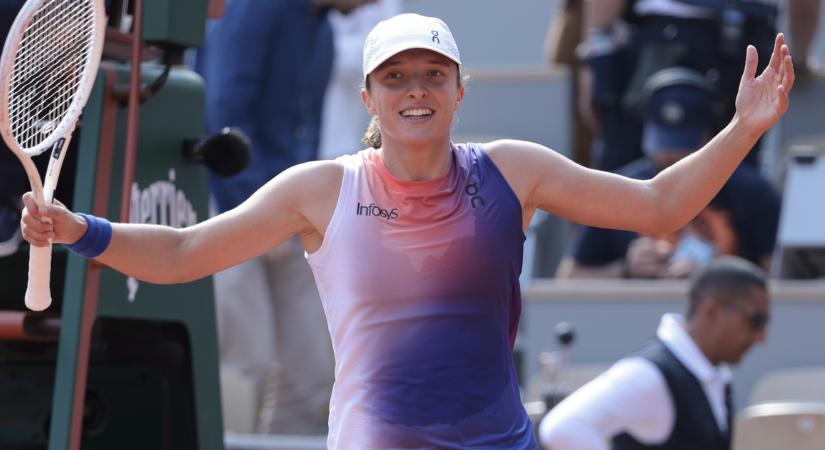 Ökölvívásban ezt kiütésnek hívják: Swiatek elképesztő fölénnyel nyerte meg a Garrost