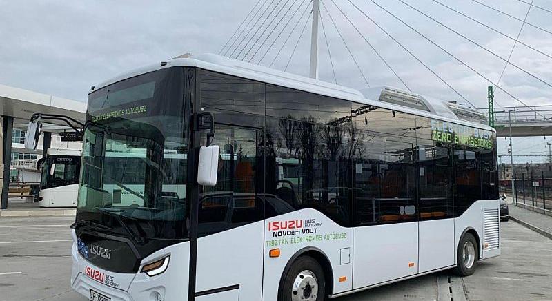 Elektromos buszt tesztel Kaposvár