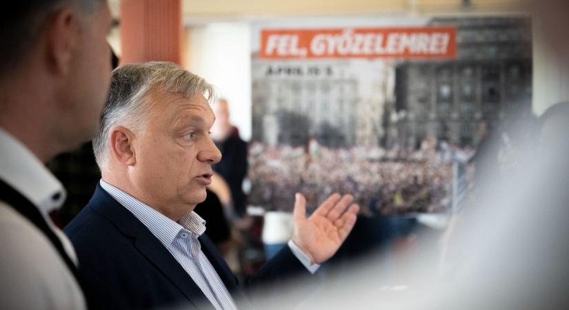 Orbán Viktor a belvárosban mozgósított