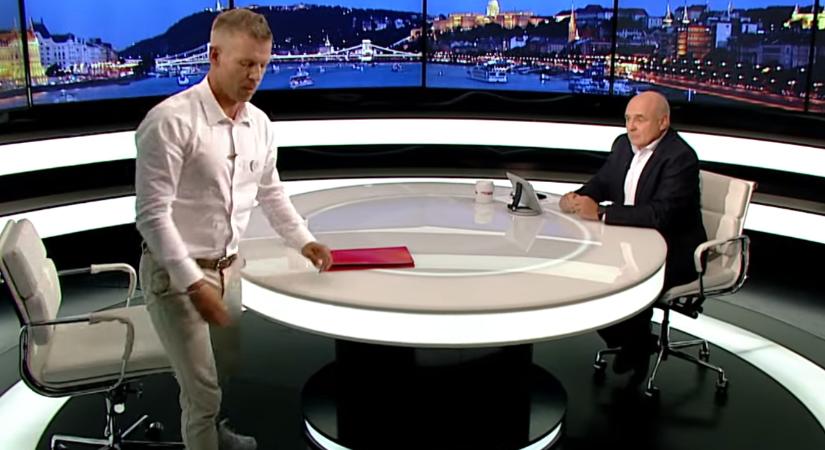 Magyar Péter dühösen kirohant az ATV élő adásából (Videó)