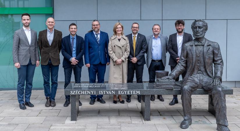 Az olasz „Motorvölgy” képviselői látogattak Győrbe: nemzetközi kapcsolatokat épít a Széchenyi István Egyetem