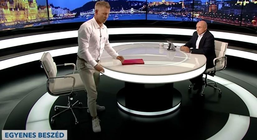 Itt vannak a bizonyítékok: Magyar Péter hazudott, amikor hisztizve kirohant a tévéstúdióból – videó