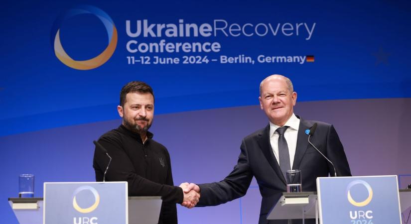 Ukrajna újjáépítésének finanszírozása kapcsán kezdődött konferencia Berlinben