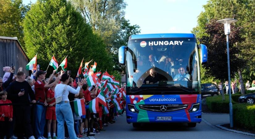 Megérkezett a magyar válogatott Németországba
