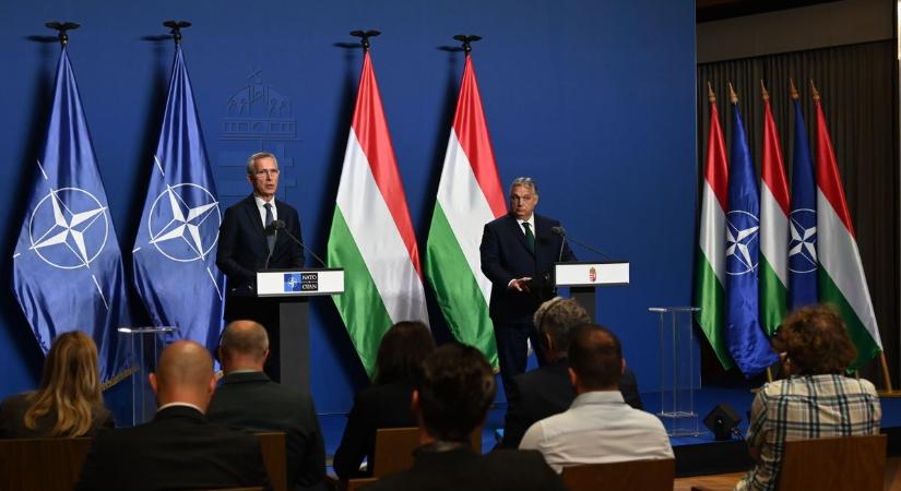 Orbán Viktor világossá tette a NATO főtitkárának: nem akarunk részt venni mások háborújában  videó
