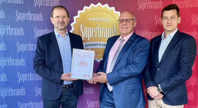 Business Superbrands 2024 díjat nyert a Magyar Logisztikai Egyesület