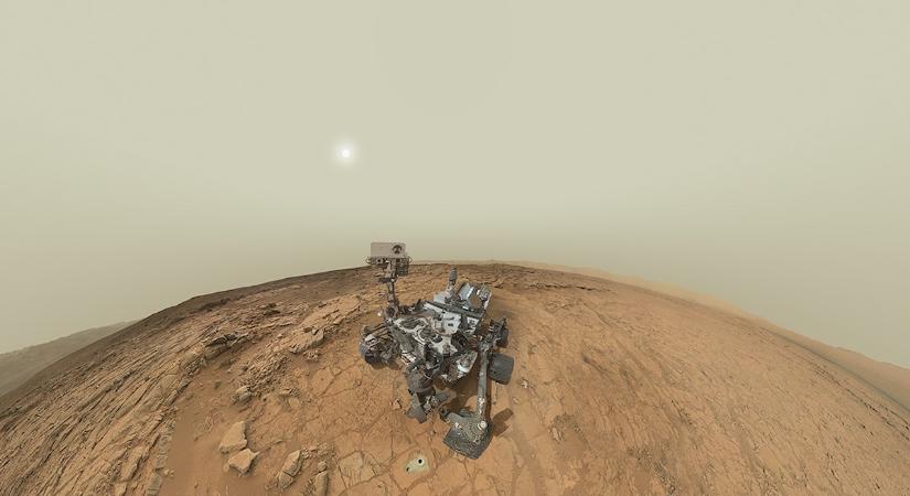 A legutóbbi napkitörést a Curiosity kameráját is érintette a Marson