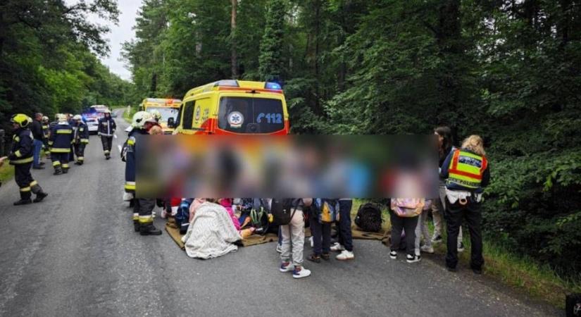 Kőszegi buszszerencsétlenség: Így vannak most a kórházba szállított gyerekek