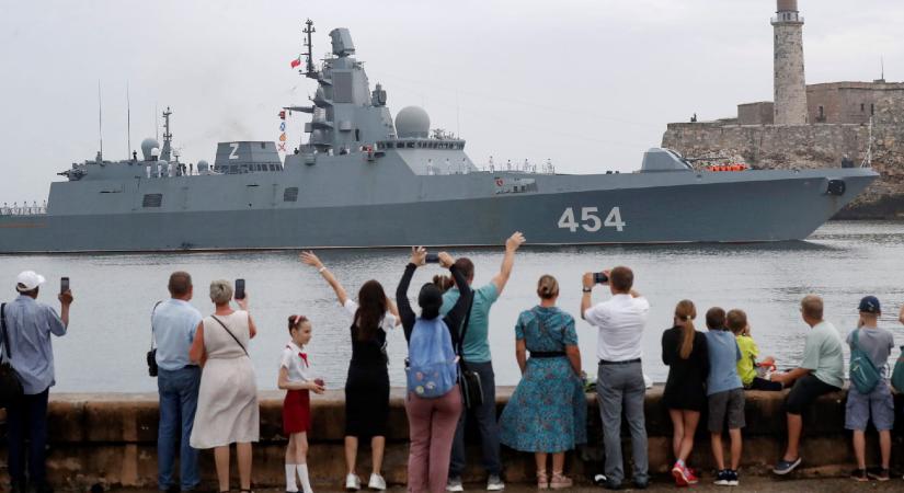 Orosz hadihajók érkeztek Kuba partjaihoz