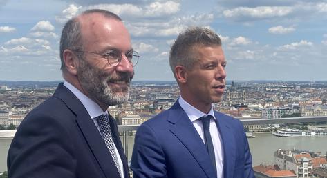 Magyar Péter Manfred Webernek: Reméljük, hogy ez egy gyönyörű barátság kezdete