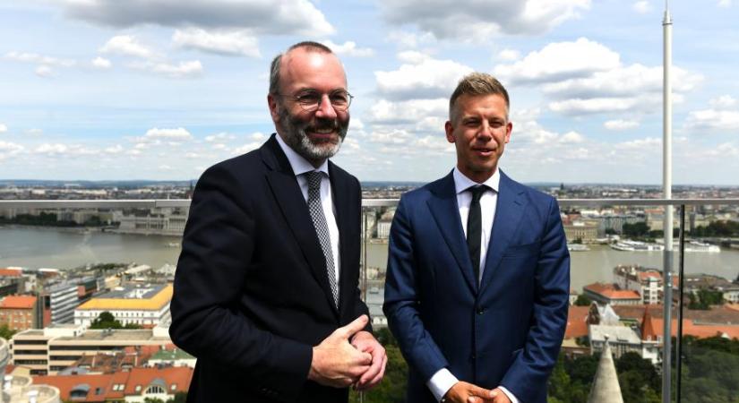 Magyar Péter találkozott Manfred Weberrel, elhangzott, hogy a jobbközép erősebb, mint valaha