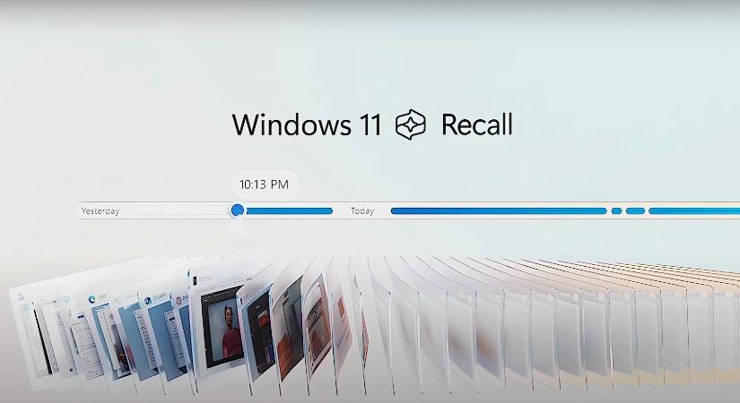 Egyelőre nem lesz elérhető a mindent naplózó Recall funkció a Windows 11-ben