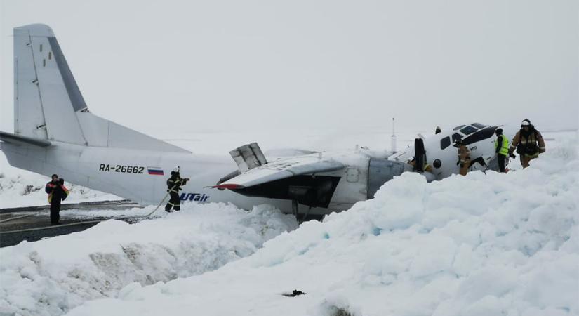 Balesetet szenvedett egy An-26-os Oroszországban