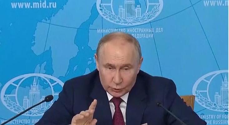 Vlagyimir Putyin ismertette Moszkva békefeltételeit – Washington azonnal reagált  videó
