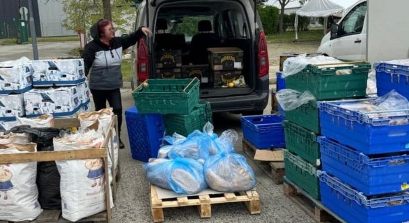 Havi 400 kiló élelmiszer oszt szét a Kis Bocs Baba-Mama Egyesület