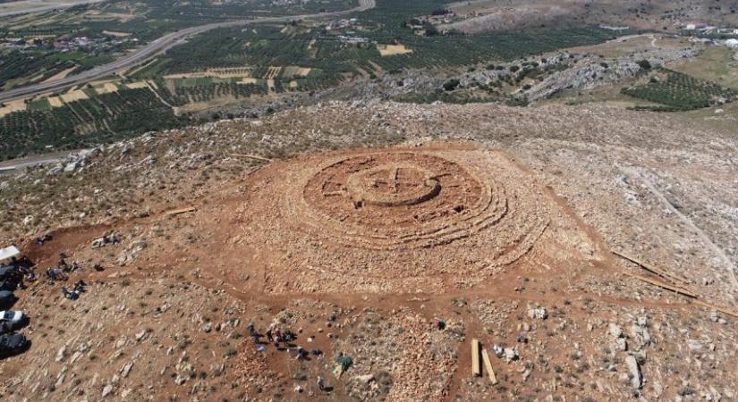 Minószi épületegyüttest fedeztek fel Krétán, az épülő repülőtér közelében