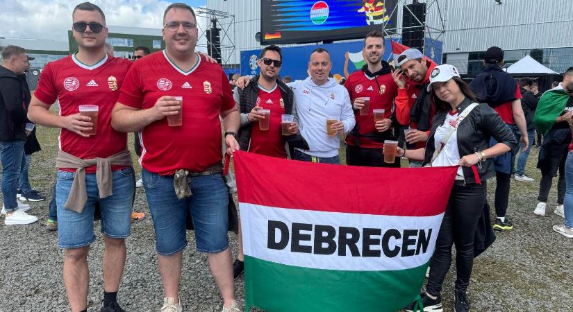 Több ezer magyar szurkoló biztatja a válogatottat Kölnben