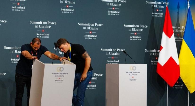 Megkezdődött az Ukrajna kezdeményezte békekonferencia Svájcban