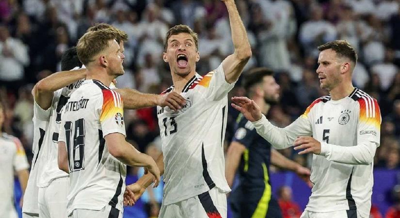 Kiütéssel nyert Németország Skócia ellen az Eb első meccsén
