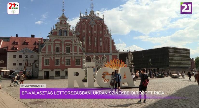 Kommentár nélkül (2024.06.15) - EP-választás Lettországban, ukrán színekbe öltözött Riga (videó)