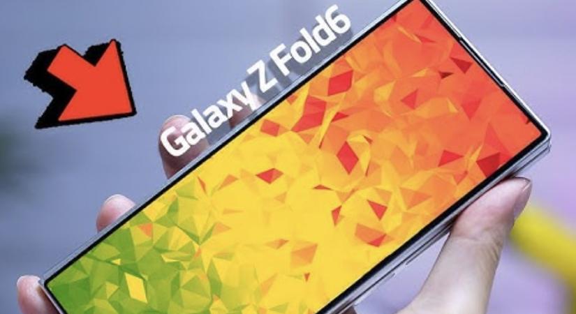 Kiszivárgott videón a Samsung Galaxy Z Fold 6, jóval a bemutató előtt