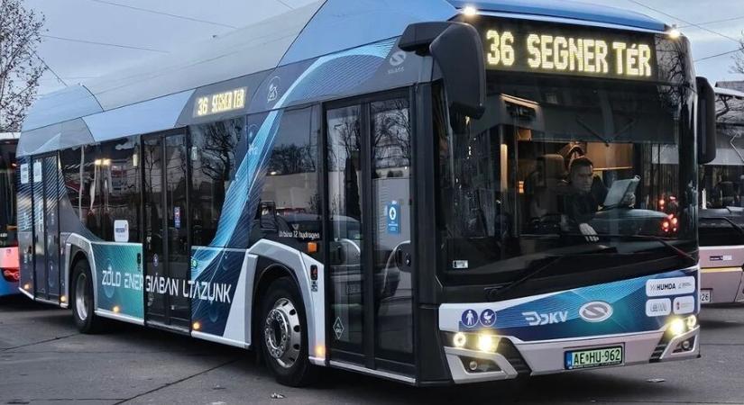 Hidrogénbusz áll a budapesti utasok szolgálatába