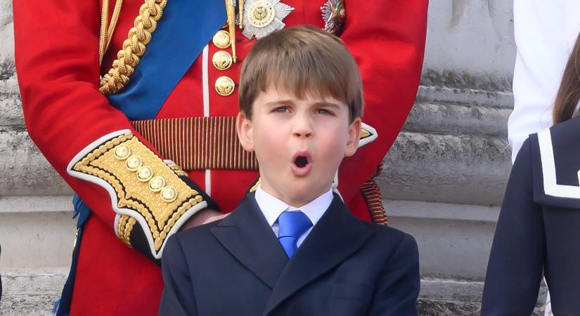 A 6 éves Lajos herceg igazi mókamester volt III. Károly születésnapján