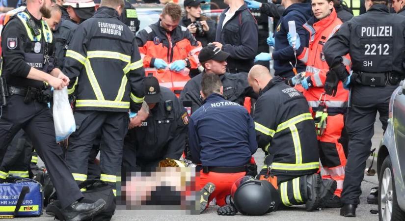 Csákánnyal hadonászó férfire lőttek a hamburgi hatóságok a lengyel–holland Eb-mérkőzés előtt