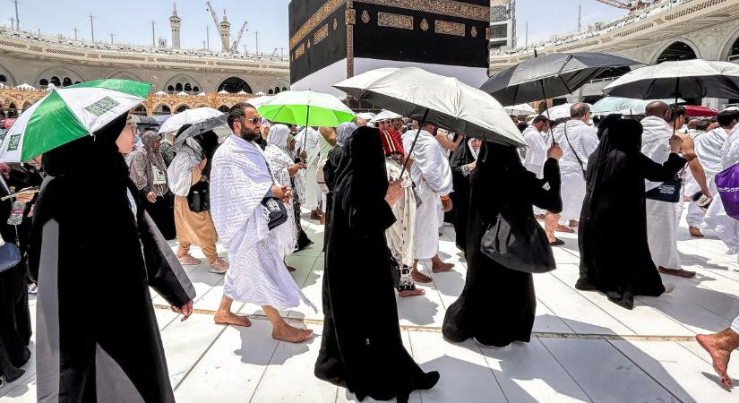 Tucatnyi zarándok halt meg Mekkában a tomboló hőség miatt