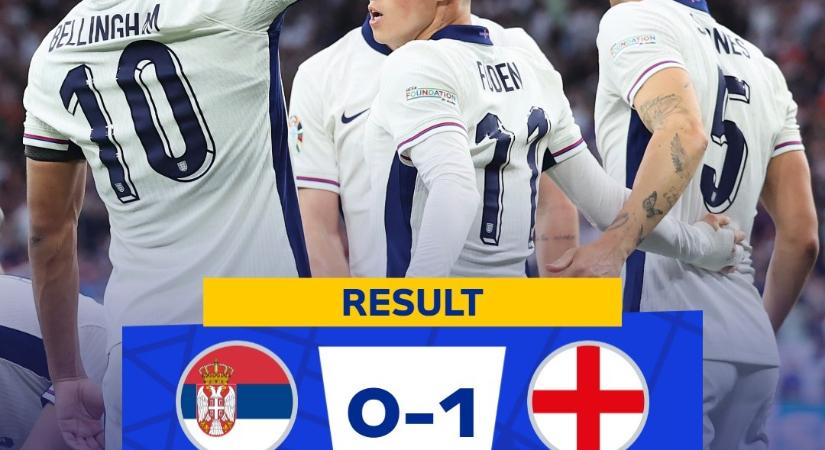 Foci Eb: Utcai verekedés előzte meg az angolok meccsét, egy góllal győzték le a szerbeket