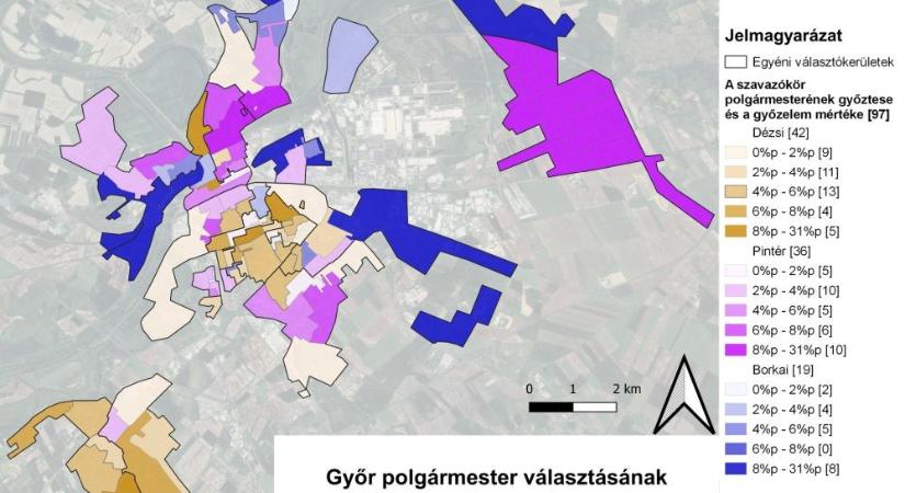 Így szavazott Győr a polgármesterjelöltekre