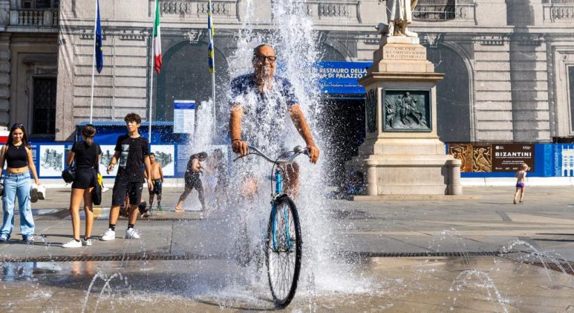 Hőség Olaszországban: tíz fokkal lesz melegebb a szokásosnál