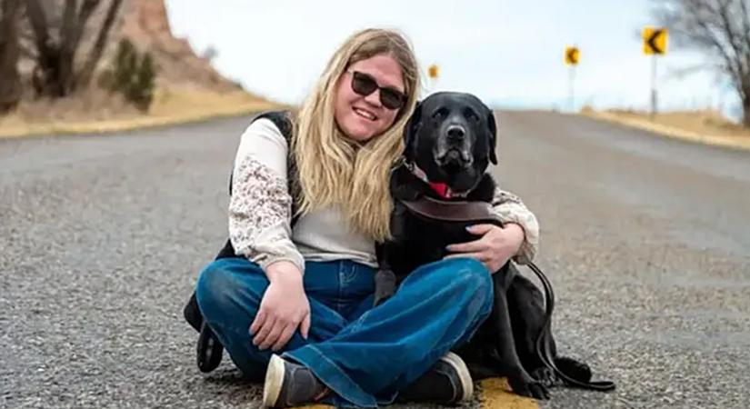 Texas első állatorvosának készül a vak lány, vakvezető kutyusa segítségével