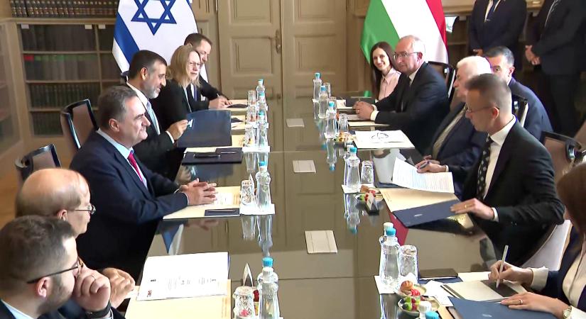 Hivatalos látogatáson vesz részt magyarországon Israel Katz, Izrael Állam külügyminisztere  videó