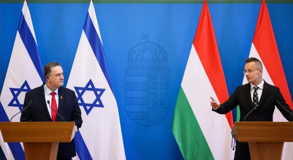 Az izraeli külügyminiszter Magyarországon tárgyal