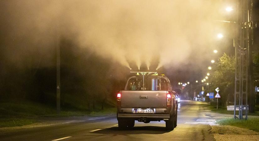 Hétfő este szúnyogot gyérítenek Győrben