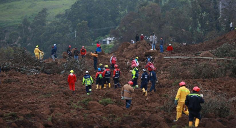 Többen életüket vesztették földcsuszamlások következtében Ecuadorban