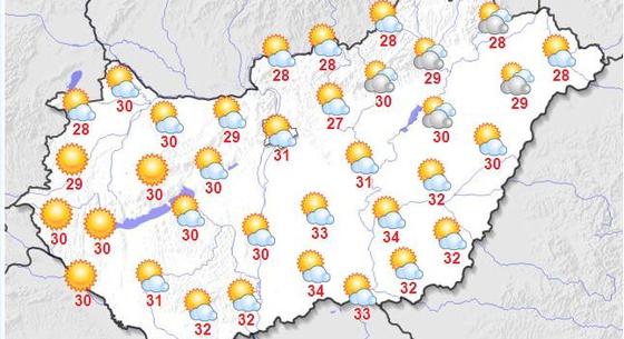 Megyünk befele a hőhullámba, az Alföldre és a Dél-Dunántúlra már hőségriadót hirdettek