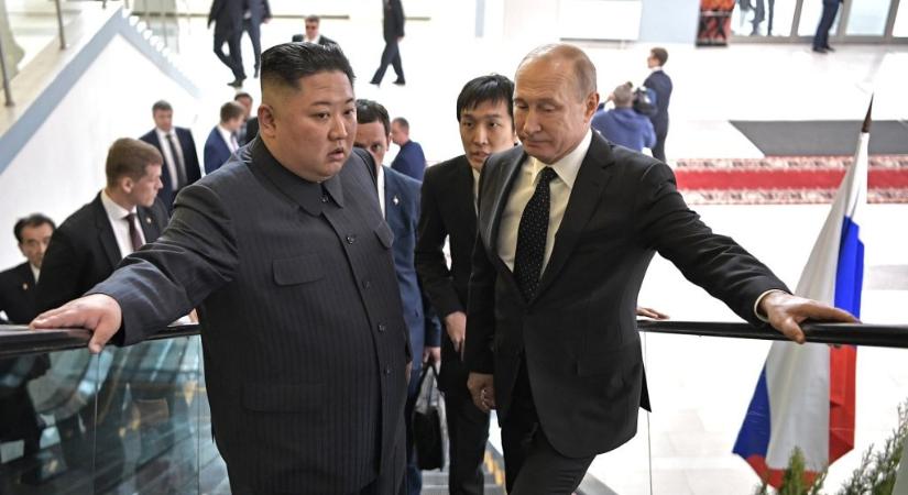 Még meg sem érkezett Putyin Észak-Koreába, máris hálálkodik