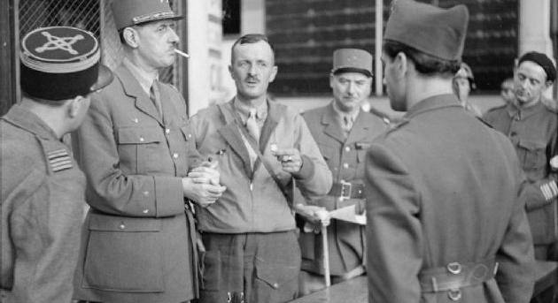 Csapatai élén vette ki a részét Franciaország felszabadításából Charles de Gaulle