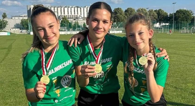 Bajnokok lettek az egykori kerekegyházi focista lányok