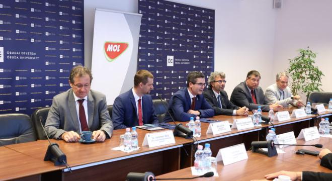 MOL – Óbudai Egyetem együttműködési megállapodás