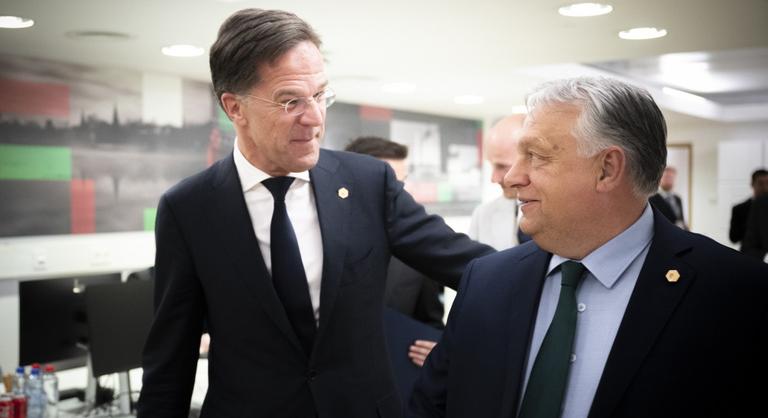 Jót beszélgetett Orbán Viktor a holland miniszterelnökkel, megkötöttek egy alkut