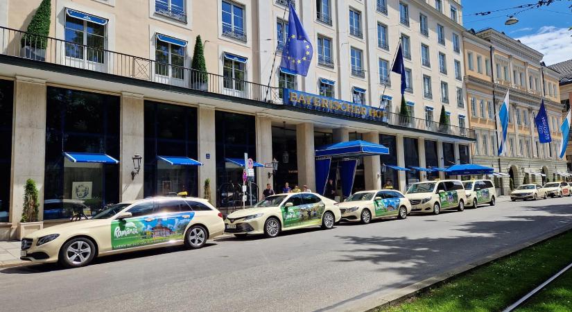 Német taxik reklámozzák Romániát a futball-Eb idején, Marcel Ciolacu Markus Södert is meginvitálta