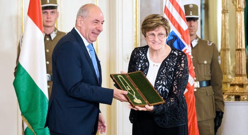 Karikó Katalin és Krausz Ferenc megkapta a Magyar Corvin-lánc kitüntetést