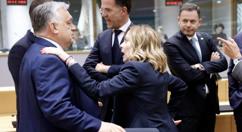 Meloni elutasította Orbánt, nem akarja látni a Fideszt az Európai Konzervatívok és Reformisták EP-frakciójában