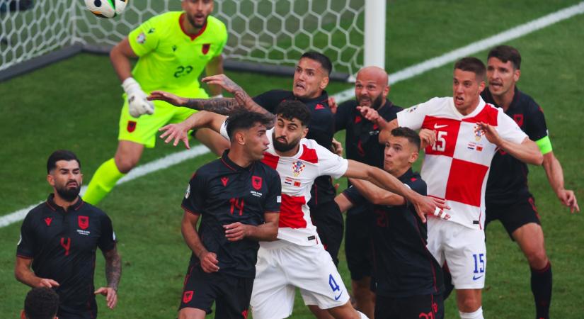 Horvátország nagy bajban, nem tudta legyőzni Albániát