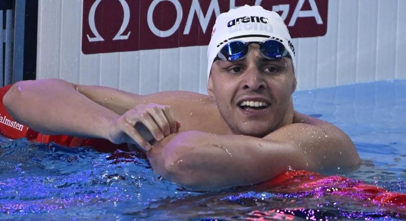 Németh Nándor ezüstérmes 100 méter gyorson az úszó Európa-bajnokságon