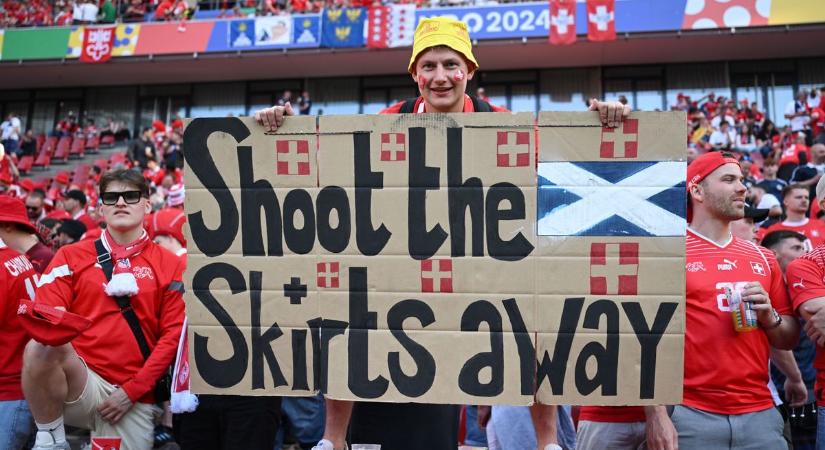Az első kapura lövésből gól lett: öngóllal vezet Skócia Svájc ellen