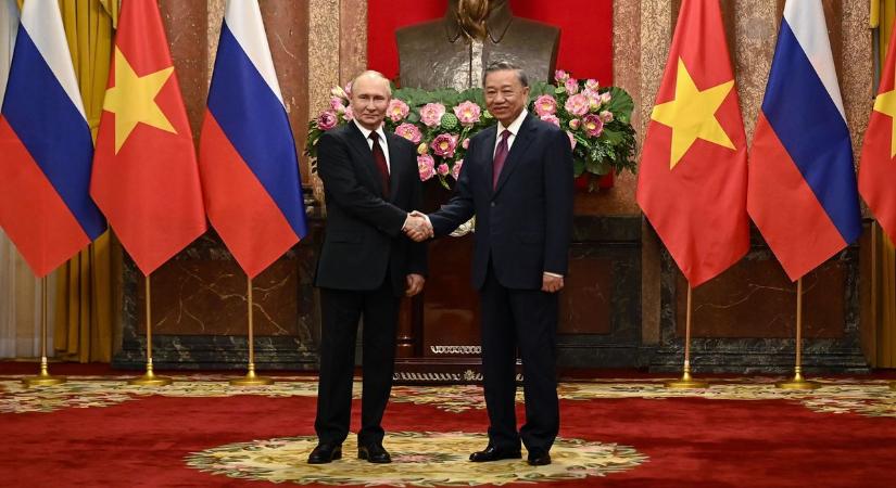 Putyin: Oroszország prioritása a stratégiai partnerség megerősítése Vietnammal – frissül